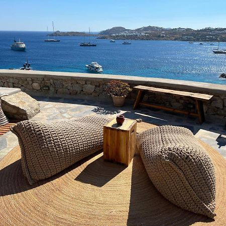 Beachfront Mykonos Guest House ออร์นอส ภายนอก รูปภาพ