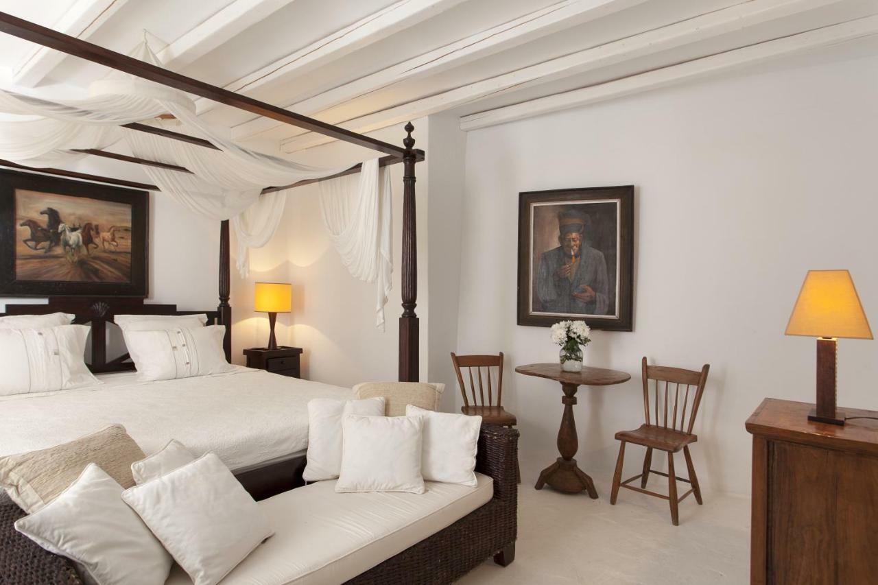 Beachfront Mykonos Guest House ออร์นอส ภายนอก รูปภาพ