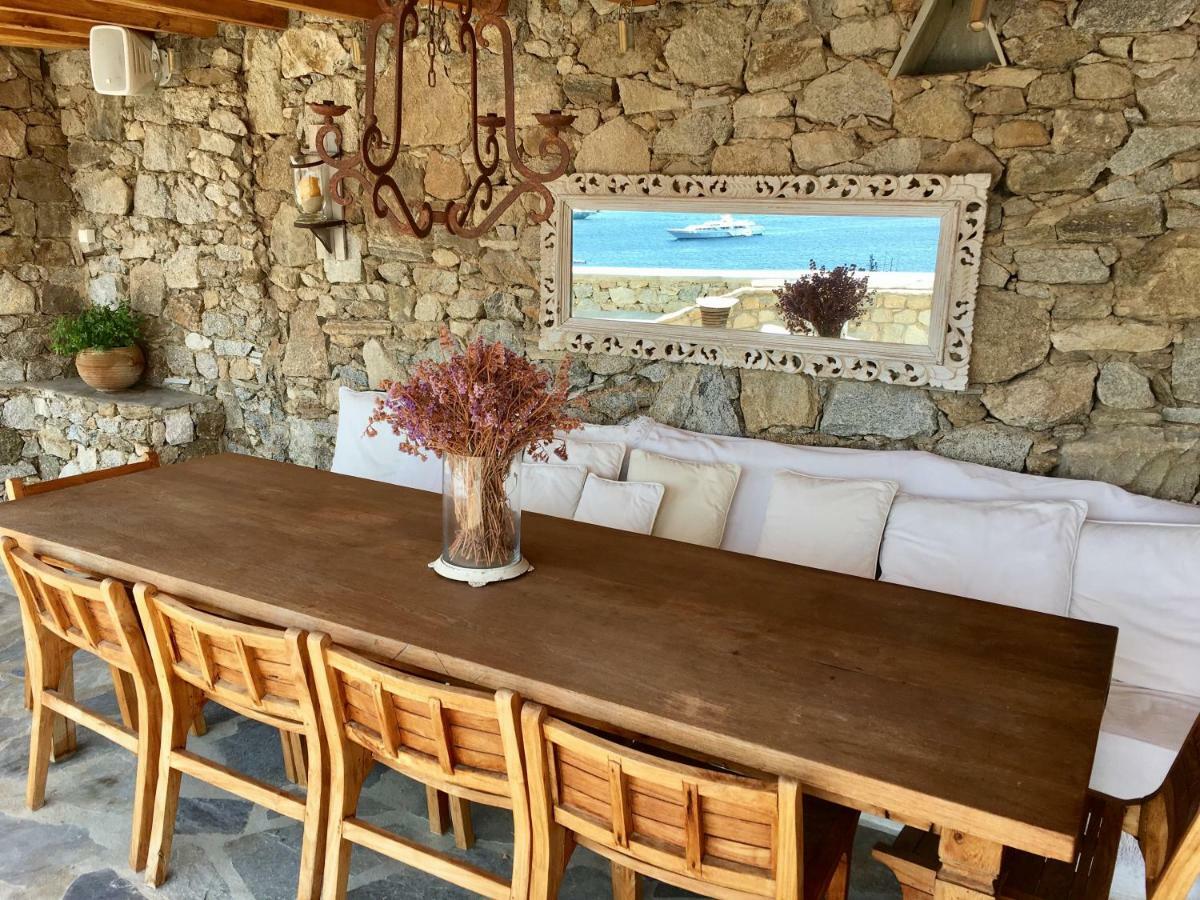 Beachfront Mykonos Guest House ออร์นอส ภายนอก รูปภาพ