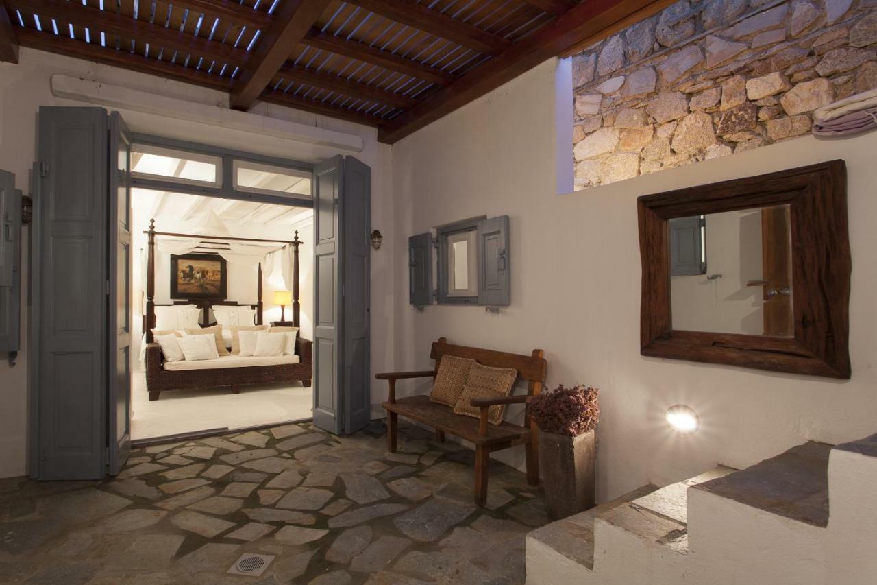 Beachfront Mykonos Guest House ออร์นอส ภายนอก รูปภาพ
