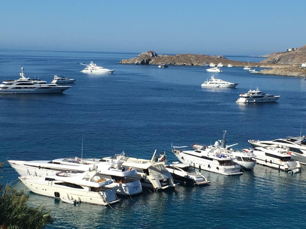 Beachfront Mykonos Guest House ออร์นอส ภายนอก รูปภาพ