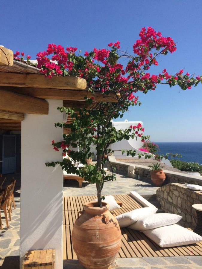 Beachfront Mykonos Guest House ออร์นอส ภายนอก รูปภาพ