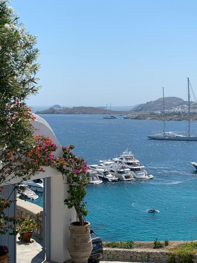 Beachfront Mykonos Guest House ออร์นอส ภายนอก รูปภาพ