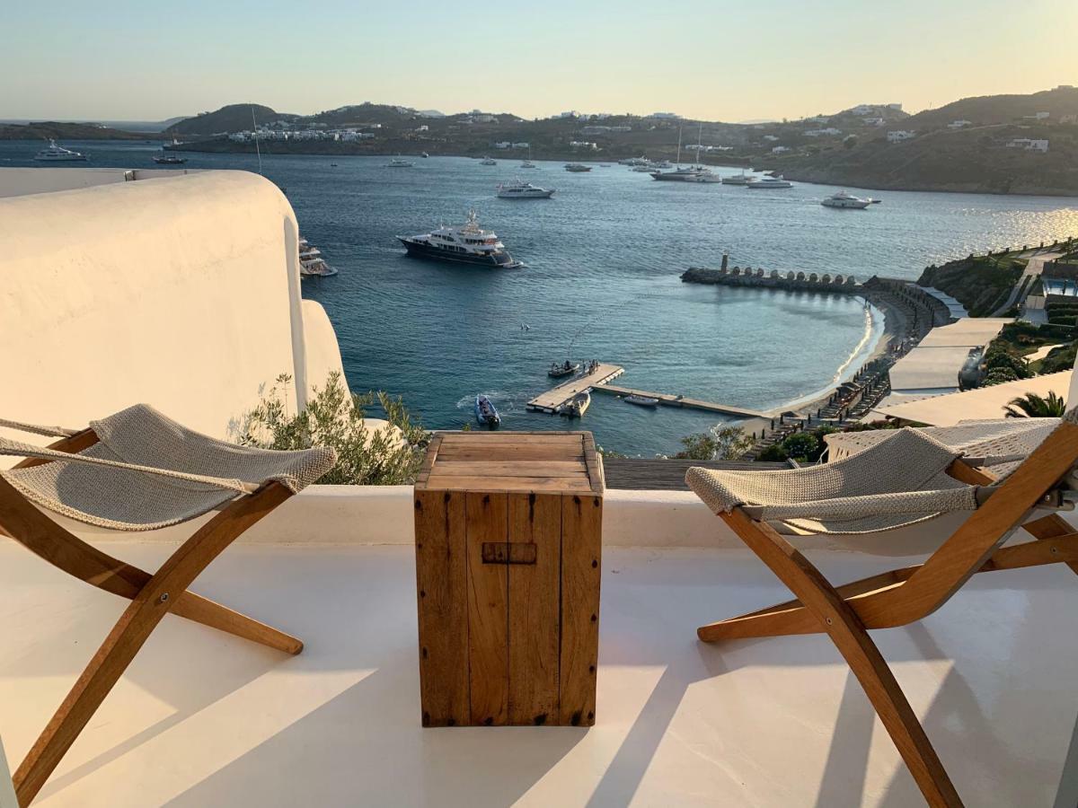Beachfront Mykonos Guest House ออร์นอส ห้อง รูปภาพ